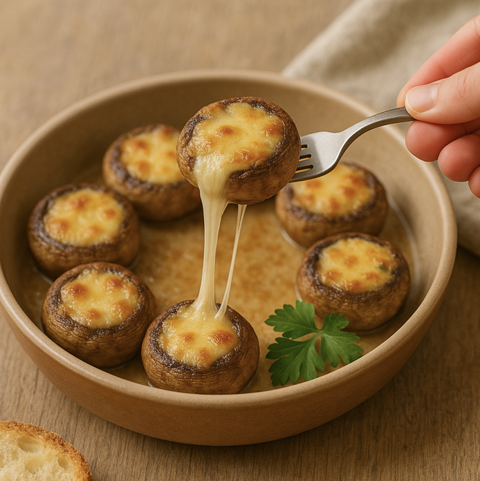 Tereyağlı Kaşarlı Fırın Mantar